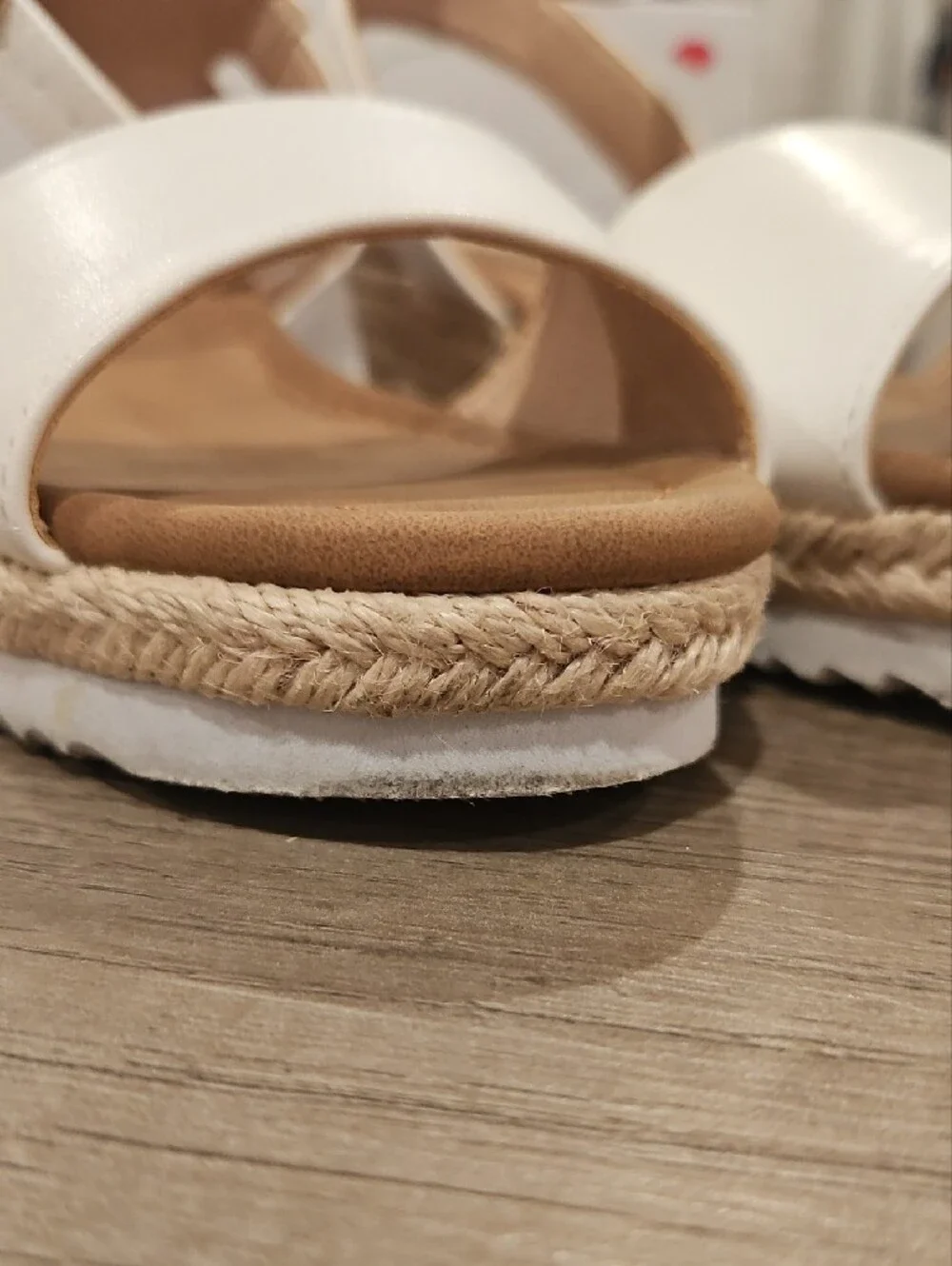 Pandaninjia white espadrille
